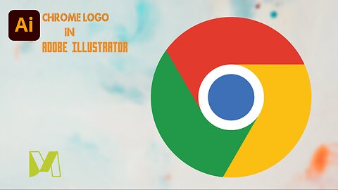 Design Chrome Logo in Illustrator I Illustrator Tutorial