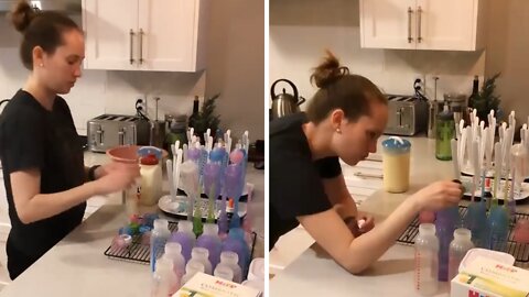 Time Lapse Captures Mom's Efforts To Bottle Prep For Triplets
