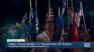 Final countdown to transition of power