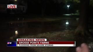 Grosse Pointe Farms severe flooding