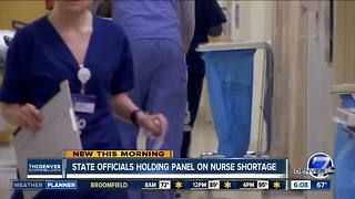 State officials holding panel on nurse shortage