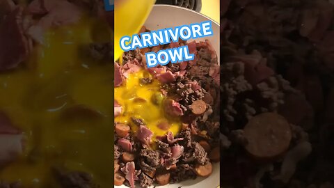 CARNIVORE BOWL #shorts #carnivore #meat #beef #carnivorediet carnivore bowl