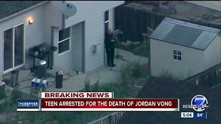 Police: 16-year-old girl arrested in Jordan Vong's death; body found concealed in home
