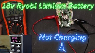 016 - 18V Ryobi Lithium Battery Not Charging - Teardown and Repair