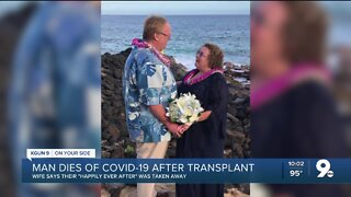 'Happily ever after' is taken from Oro Valley couple by COVID-19