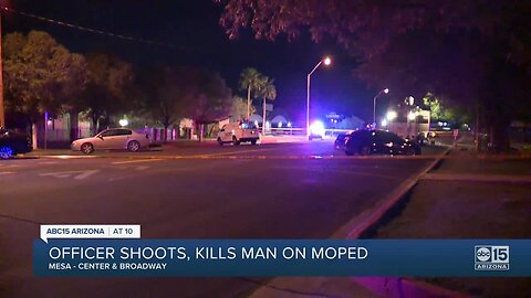 Mesa police involved in deadly shooting after stopping moped