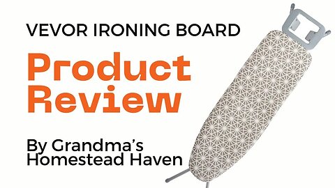 VEVOR Ironing Board HONEST Product Review #beginnerfriendly #quilting #homesteading #scrappy
