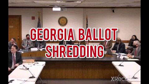 Georgia ballot shredding