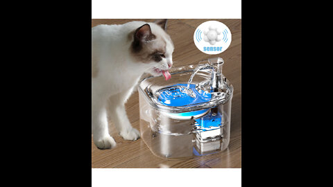 Auto Fountain Running Water Drinker For Cat Dog Automatic Filter