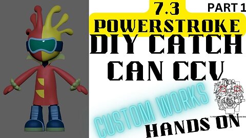 🛻📽️ ....7 3 PSD DUAL CCV MOD DIY CATCH CAN PART TWO 🟢🟡🔴🟢