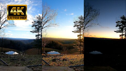 Serene mountainside time lapse captured in majestic 4K