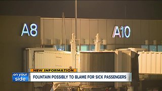 Fountain possibly to blame for sick passengers