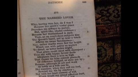 The Married Lover - C. Patmore