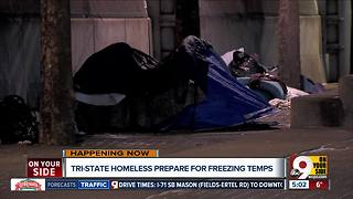 Tri-State homeless prepare for freezing temperatures