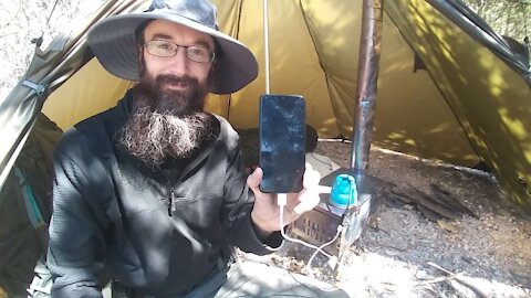 Charge USB with a Camp Stove