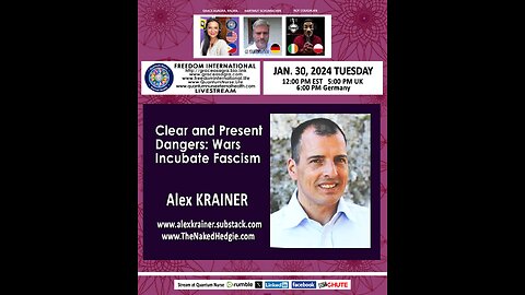 Alex Krainer - “Clear and Present Dangers: Wars Incubate Fascism”