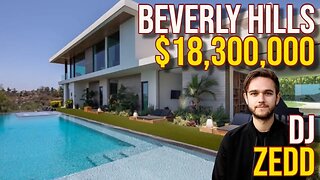 Touring DJ Zedd $18,300,000 Beverly Hills Mega Mansion