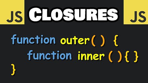 Learn JavaScript CLOSURES in 10 minutes! 🔒