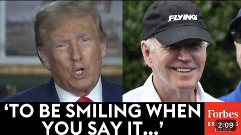 BREAKING NEWS : Trump Goes Off On Biden For ‘Disgraceful’ response To deadly Maui Wildfires 😱
