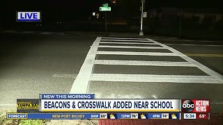 County making safety updates outside Rodgers Middle School