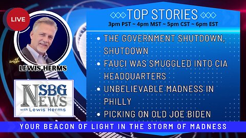 THE GOVT SHUTDOWN, SHOWDOWN | FAUCI SMUGGLED INTO CIA HEADQUARTERS | UNBELIEVABLE MADNESS IN PHILLY