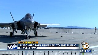 F-35C Aircraft unveiled to the public at MCAS Miramar