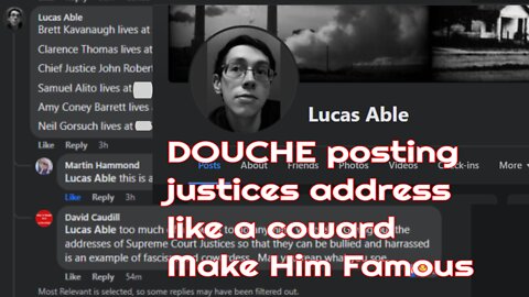 Douche Discloses Justices Address