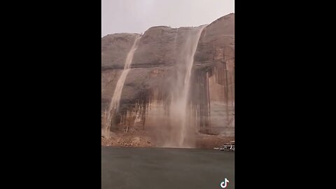 LAKE MEAD AND LAKE POWELL💧☔️🫧REACH HIGHEST WATER LEVELS BY HURRICANE HILLARY🌬️🌧️🌊💦💫