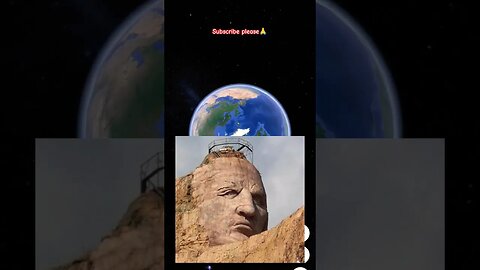 I found man face 🧓 on Google Earth Studio |Scary in google #googleearth #Shorts #world#reels#scary