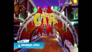 Gingerbread Joyride Nintendo Switch Gameplay - Crash Team Racing Nitro-Fueled