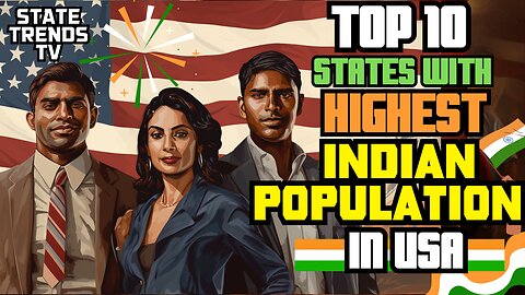 Highest INDIAN POPULATION states (TOP 10)