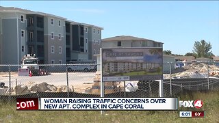 Resident raising traffic concerns over new apartment complex