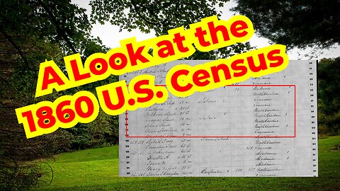 A look at the 1860 U.S. census