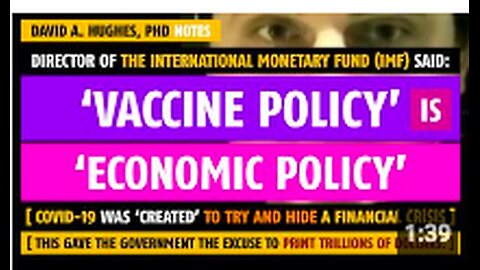 'Vaccine policy is economic policy,' said the director of International Monetary Fund (IMF)