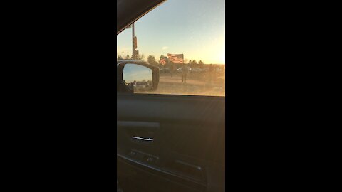 Colorado Roadside Trump Rally