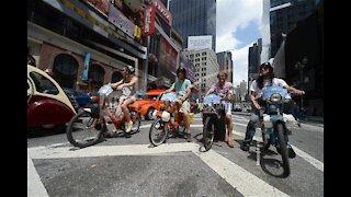 2013 Velosolex & Citroen Bastille Day Rendezvous, NYC, USA