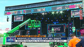 Nashville prepares for NFL draft