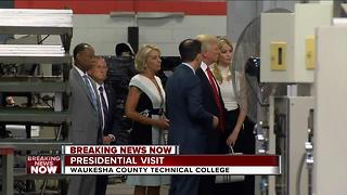 President Trump visits WCTC