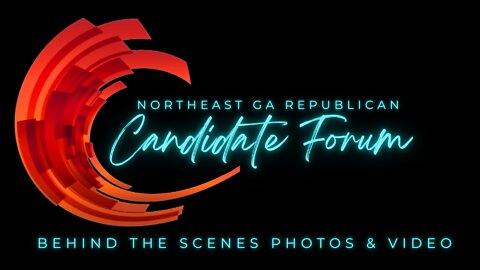 Behind the Scenes Photos & Video📹📸 List of Candidates Speakers at the Forum on April 2nd