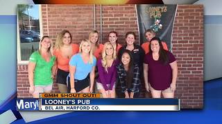 Looney's Pub gives GMM a shout out