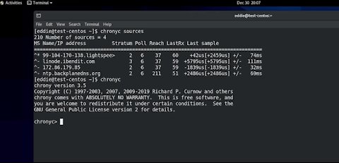 RHCSA v8 Practice Session: Configure time service clients