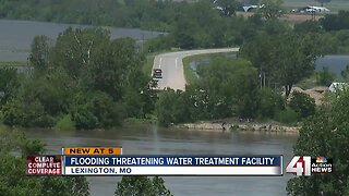 Flooding threatens water treatment facility in Lexington