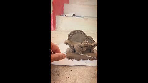Homemade Lord Ganesha Murti | clay modelling | clay art