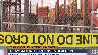 Spring Valley playground fire under investigation