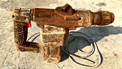 Restoration old rotary hammer MAKITA | Restore broken old rotary drill 1$