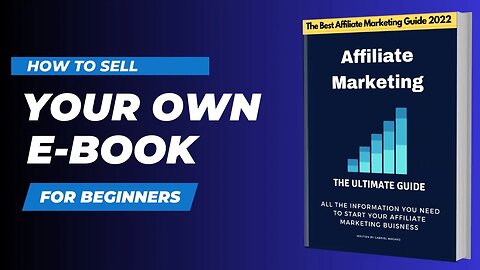 How to sell your own Ebook in 2023 ($100/DAY)