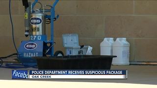 Suspicious letter sent to Oak Creek police