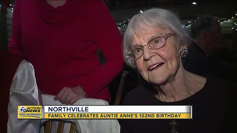 Northville family celebrates woman's 102nd birthday