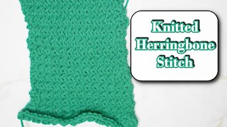 How to Knit the Herringbone Stitch