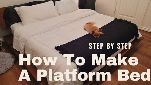 DIY Modern Platform Bed/Platform Bed/Floyd Home Bed/Modern Bed